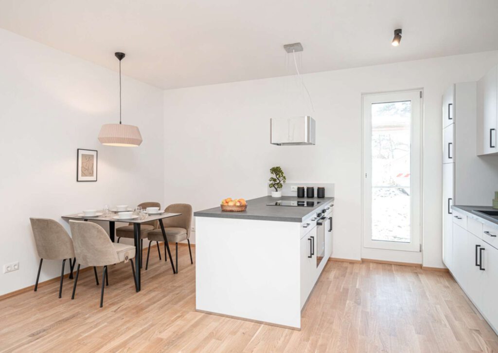 Musterwohnung Küche Essbereich