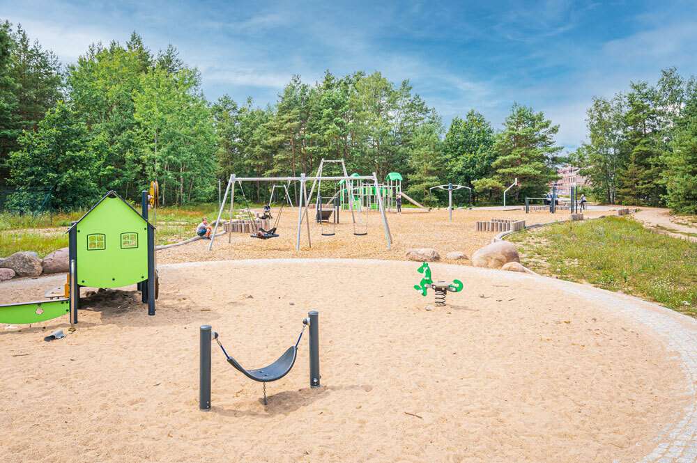 Umgebung Spielplatz Wiesenpark